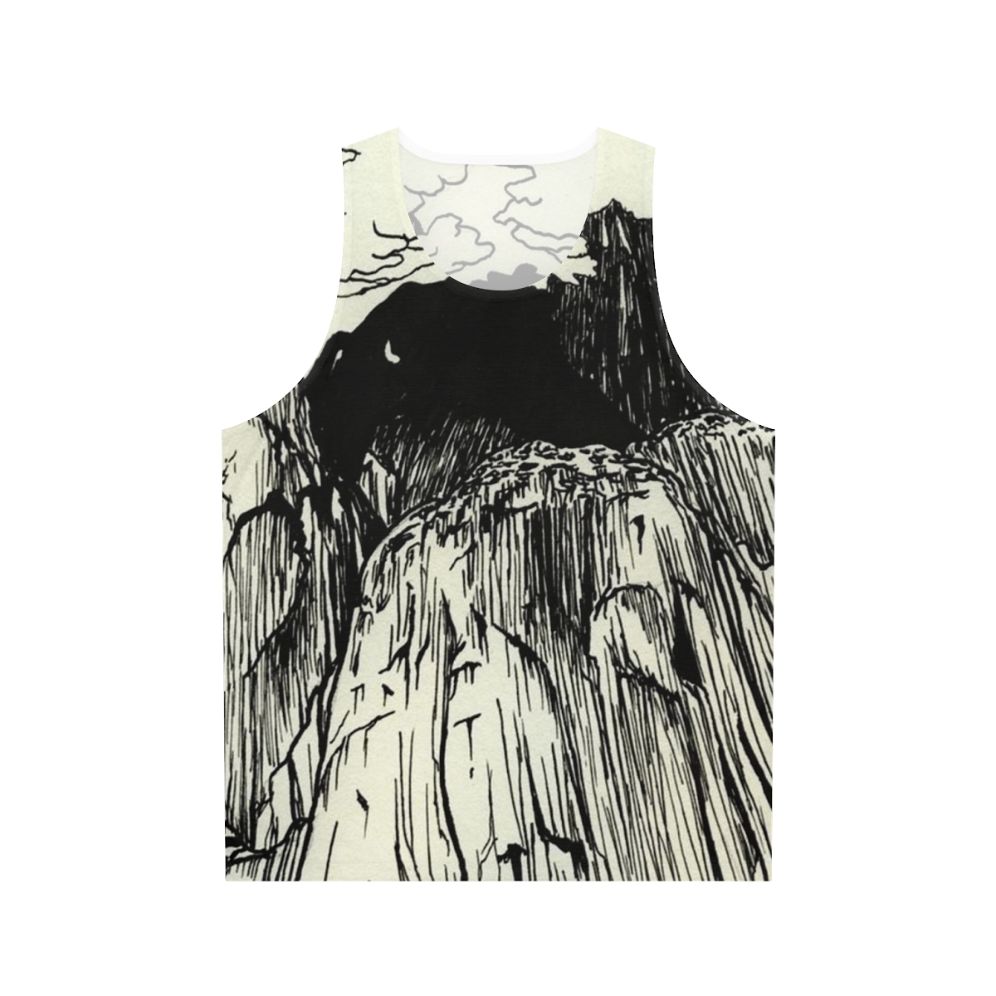 Unisex tank top with The Microphones and Mount Eerie indie folk music art