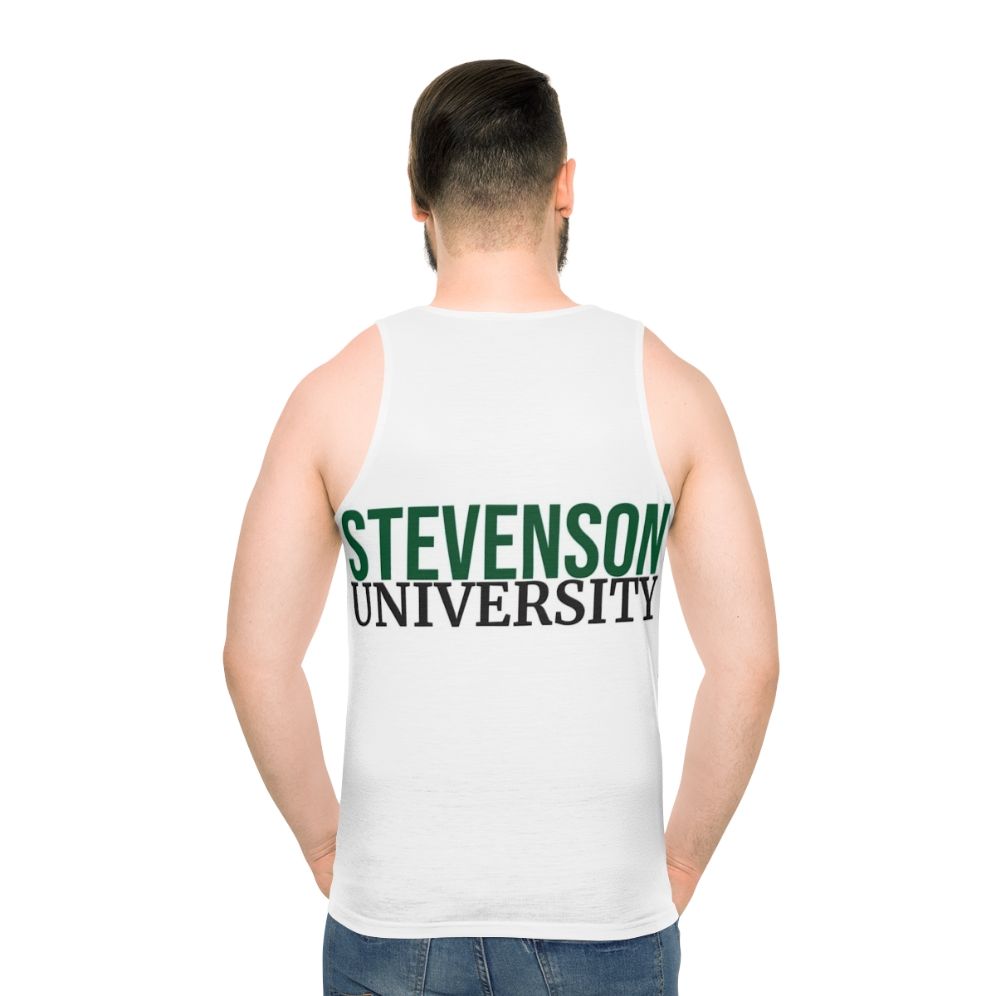 Stevenson University Unisex Tank Top - men back