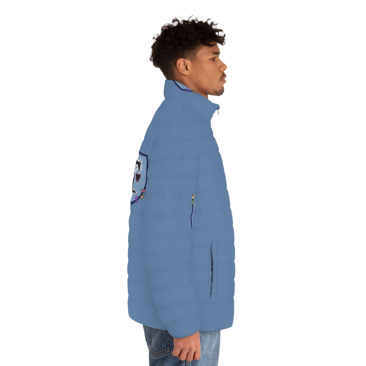 Truham Grammar Heartstopper puffer jacket with logo - men side right