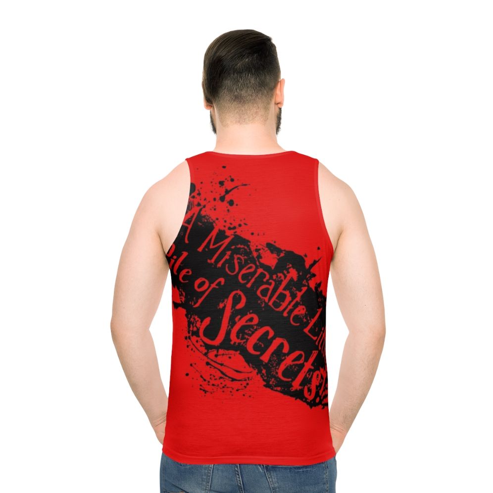 Unisex Dracula Castlevania Tank Top - men back