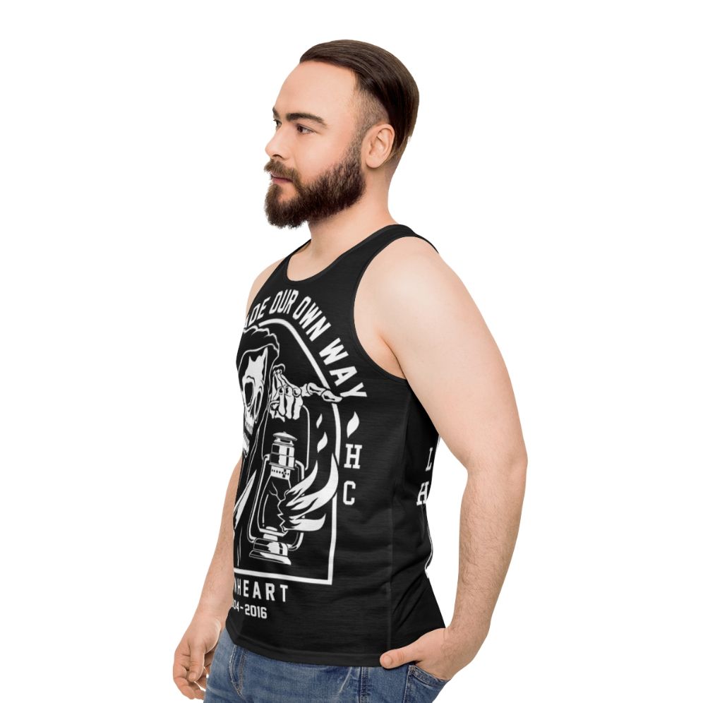 Lionheart Heavy Metal Unisex Tank Top - men side