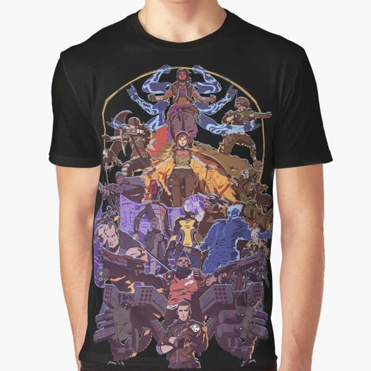 Borderlands Vault Season Graphic T-Shirt featuring fan art design