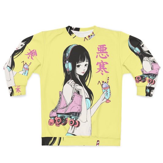 Chill Lofi Summer Girl Sweatshirt with Aesthetic Designs