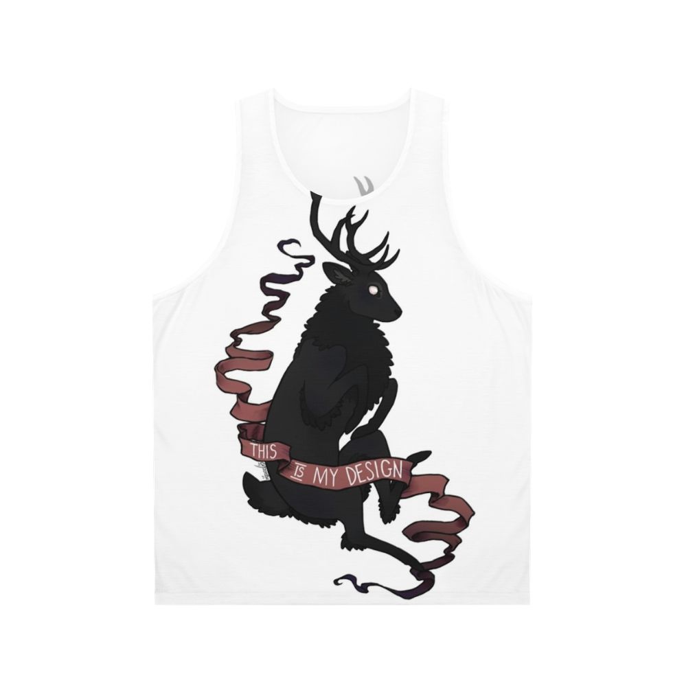 Unisex Hannibal Stag Design Tank Top