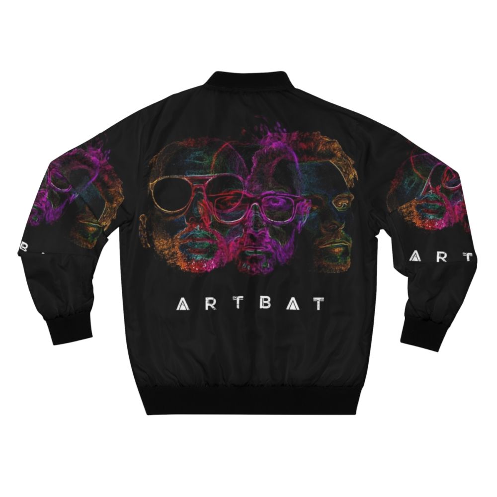 ArtBat Music Bomber Jacket featuring the Ukrainian music project's logo and design - Back