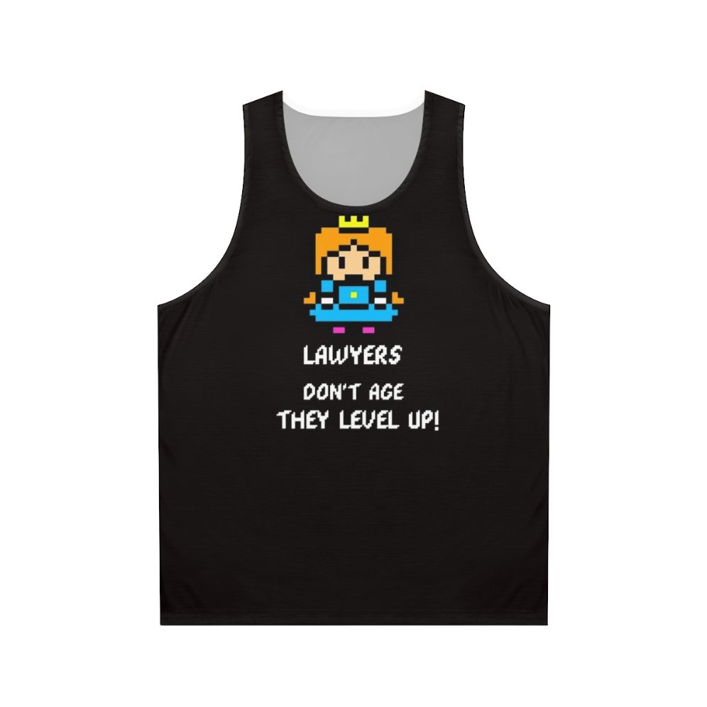 Lawyers Don't Age, They Level Up Unisex Tank Top