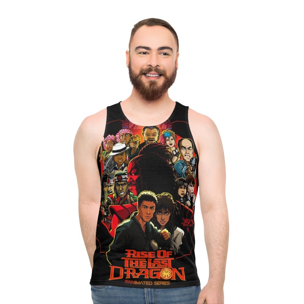 The Last Dragon Unisex Kung Fu Hip Hop Anime Tank Top - men