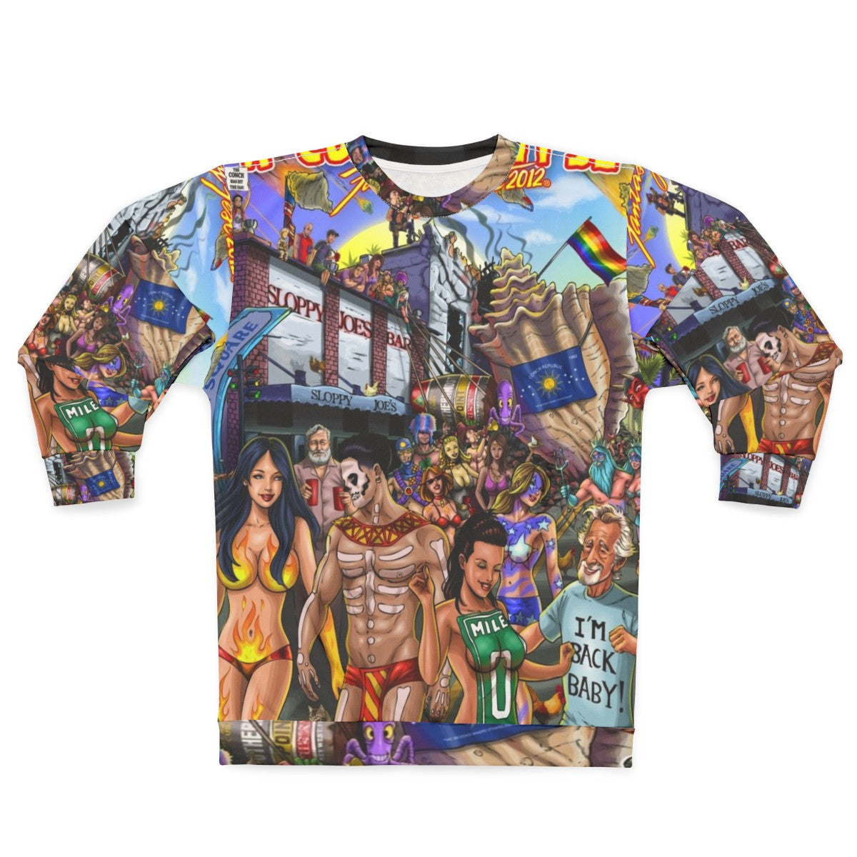 Shevibe's Key West Fantasy Fest Superhero Sweatshirt