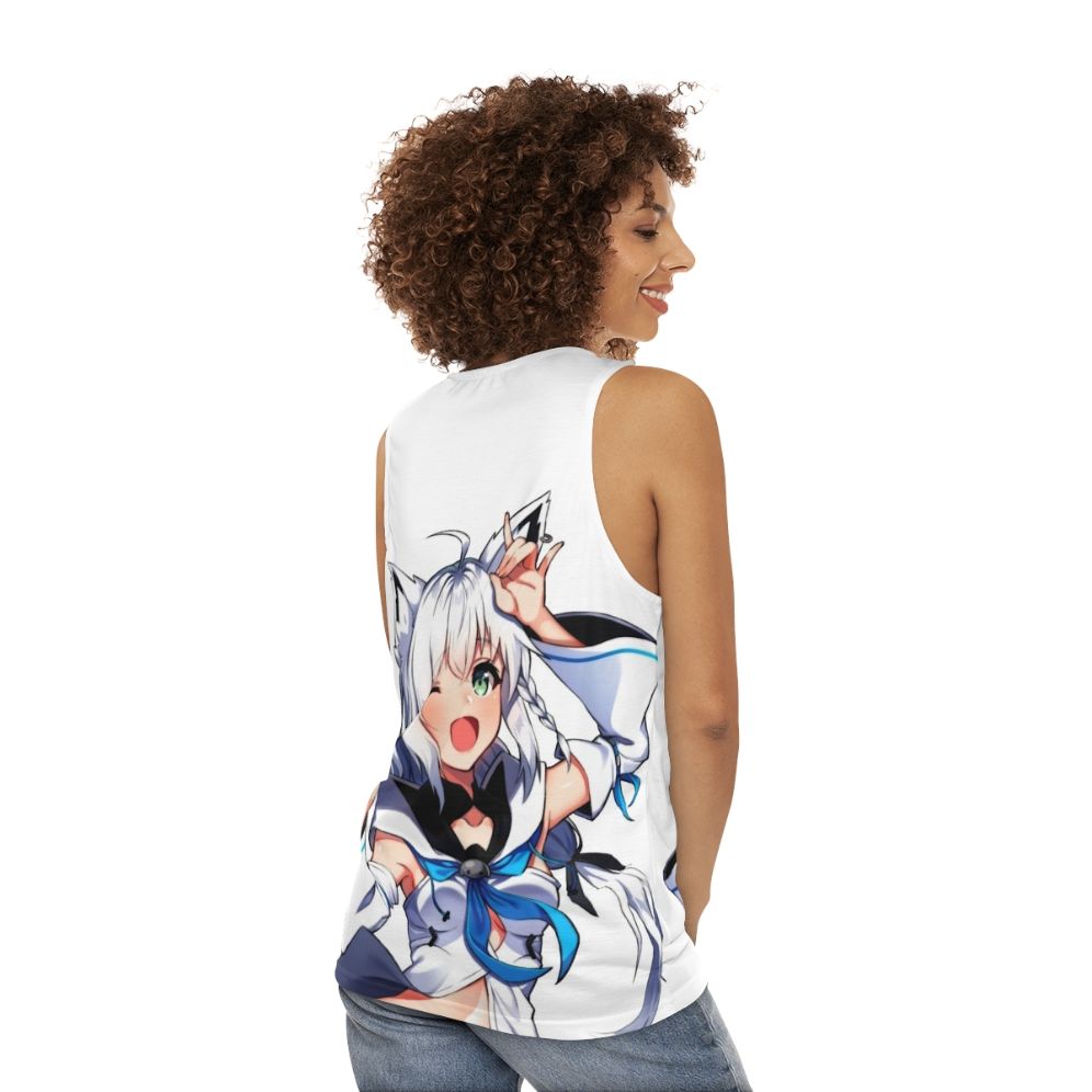 Shirakami Fubuki Anime Tank Top - women back