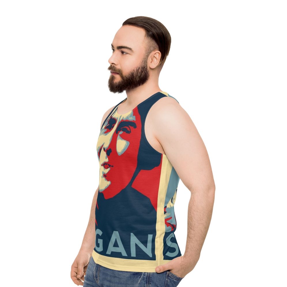 Carl Sagan Unisex Space Exploration Tank Top - men side