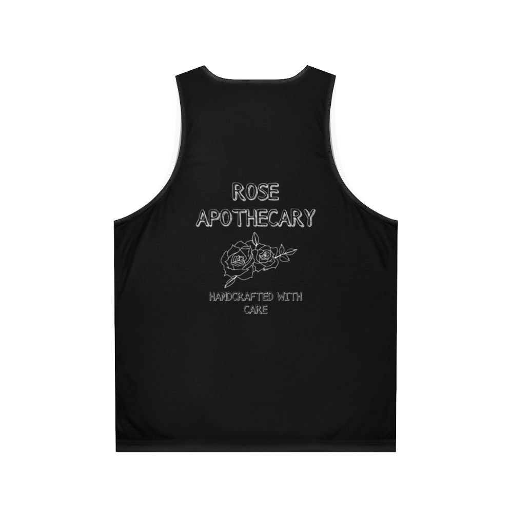 Unisex Rose Apothecary Tank Top - Back