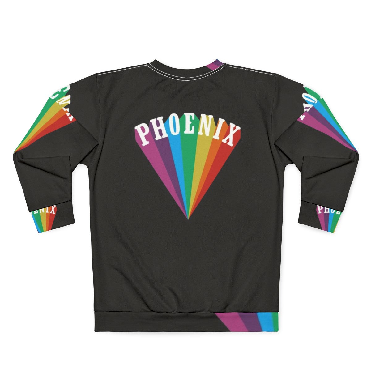 Phoenix Rainbow 2.0 Sweatshirt - French Indie Pop Band - Back