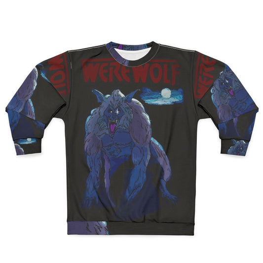 Retro Werewolf 1987 Monster Sweatshirt