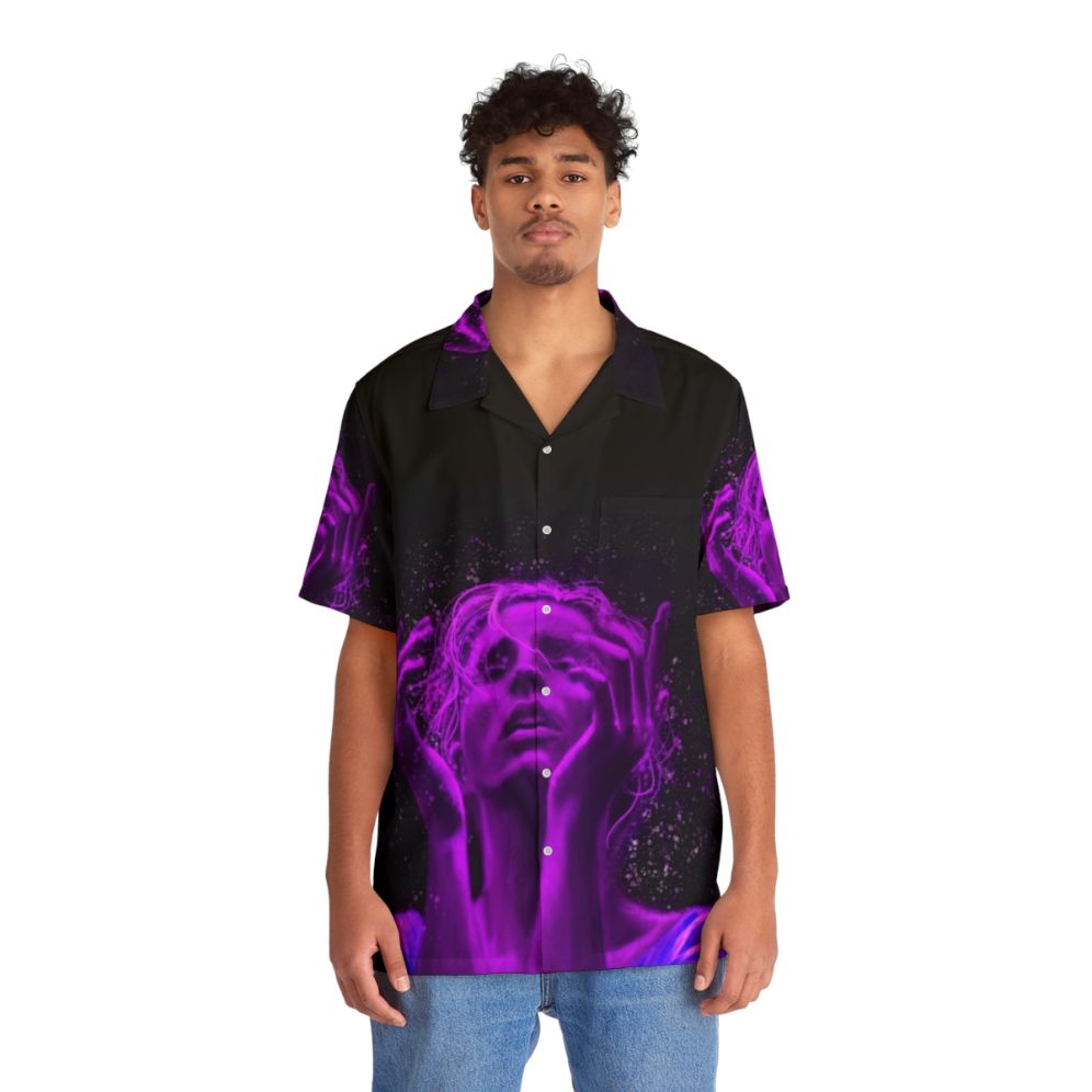 The OA Hawaiian Shirt with Netflix logo and Brit Marling - People Front