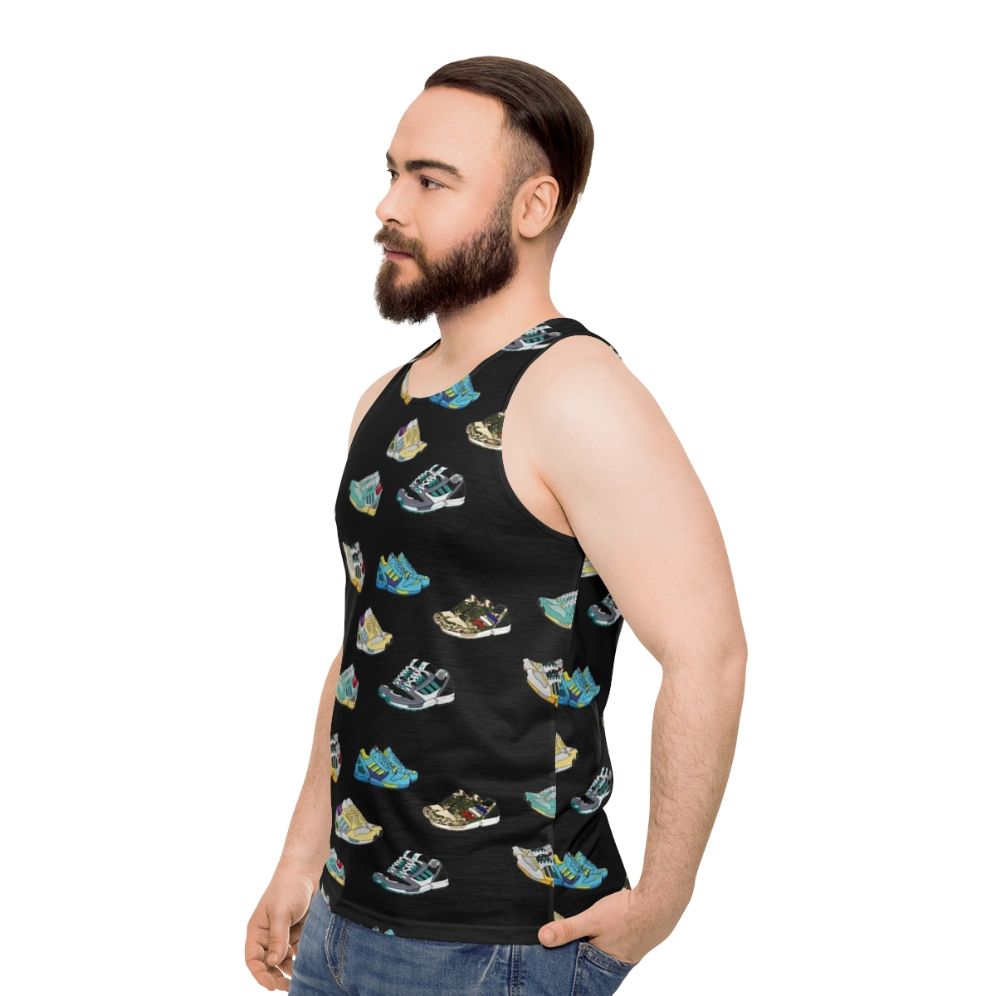 Unisex graphic tank top - men side