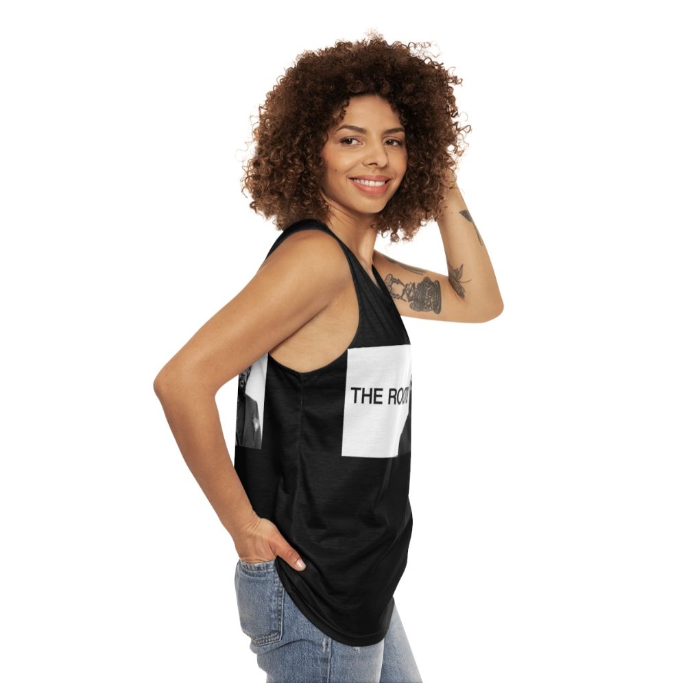 Unisex Hip Hop Tank Top Inspired by Tribe Called Quest - women side