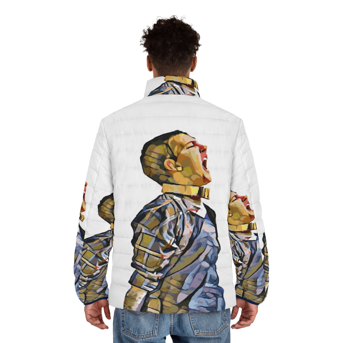 Eleven Stranger Things Season 4 Puffer Jacket - men back