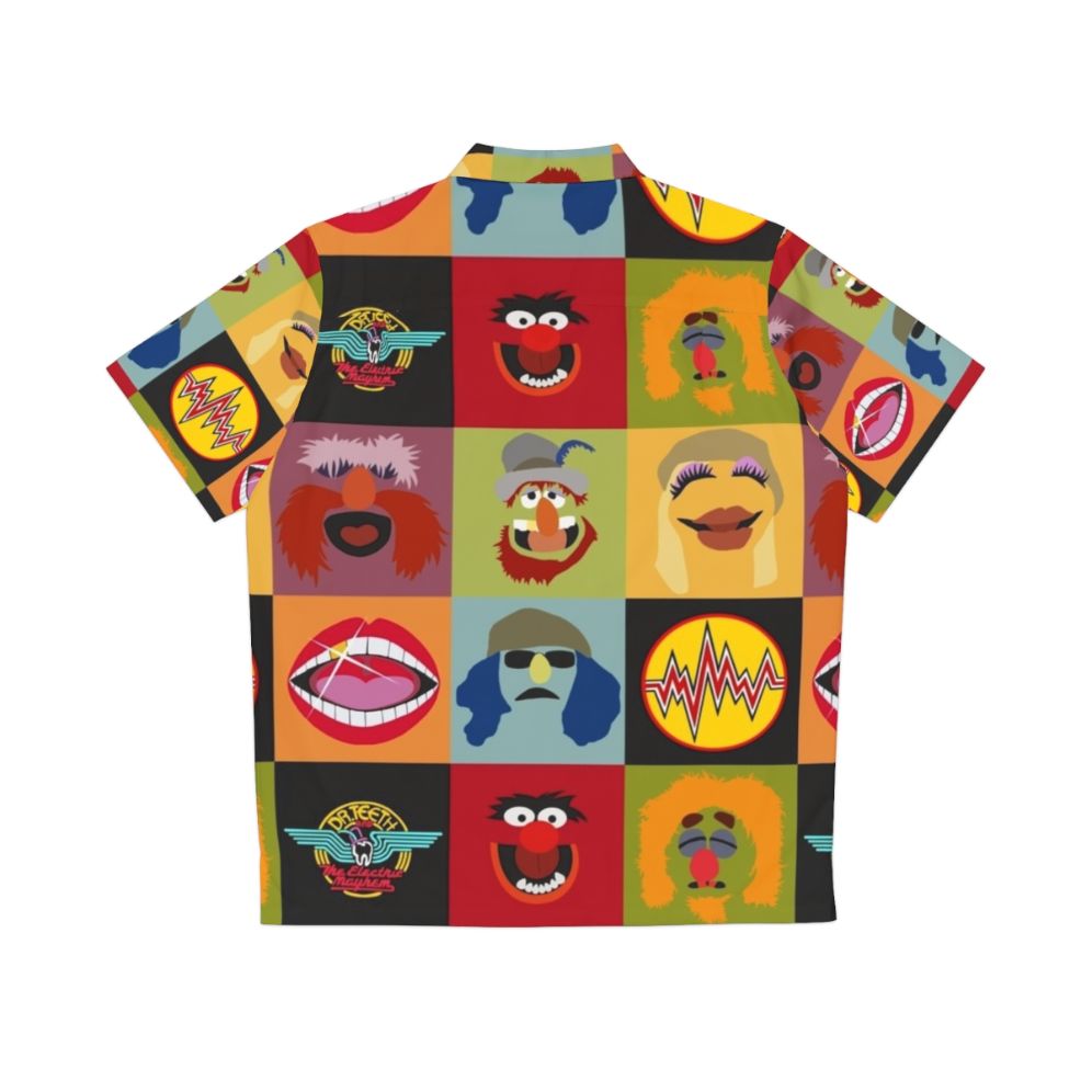 Muppets Electric Mayhem Lips Hawaiian Shirt - Back