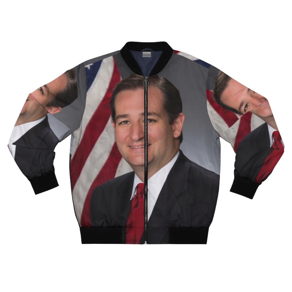 Ted Cruz Bomber Jacket with Funny Political Meme Design