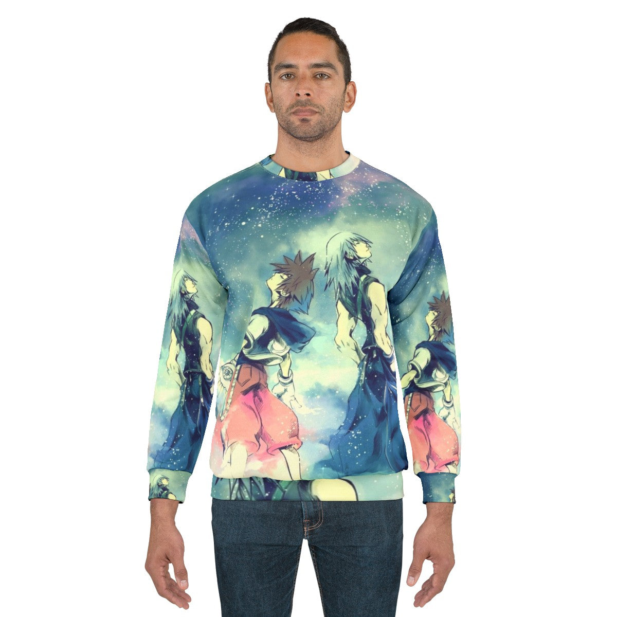 One Sky Kingdom Hearts Graphic Sweatshirt - men