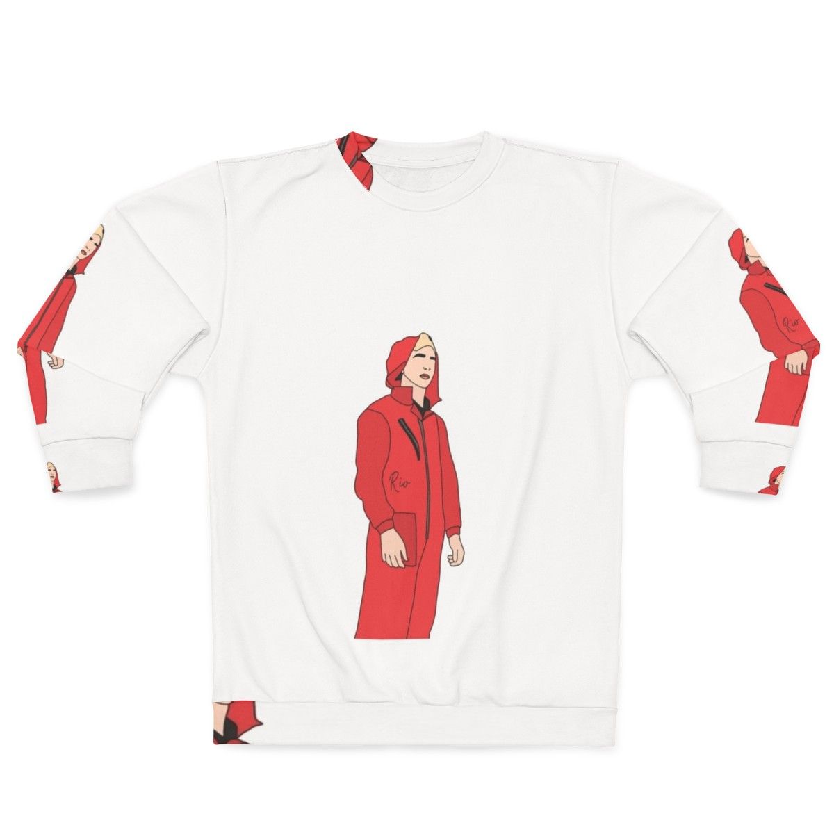 Money Heist Rio Sweatshirt with Professor and Heist Crew