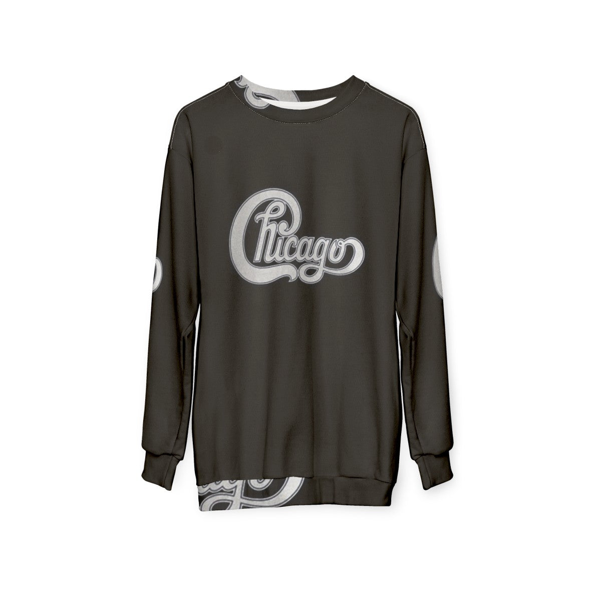 Vintage Chicago Band Music Sweatshirt - hanging