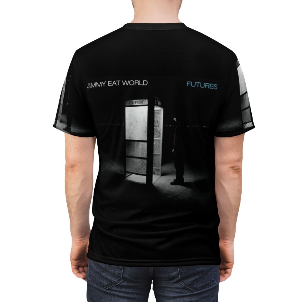 Jimmy Eat World Futures Album Artwork Printed on a High-Quality T-Shirt - men back