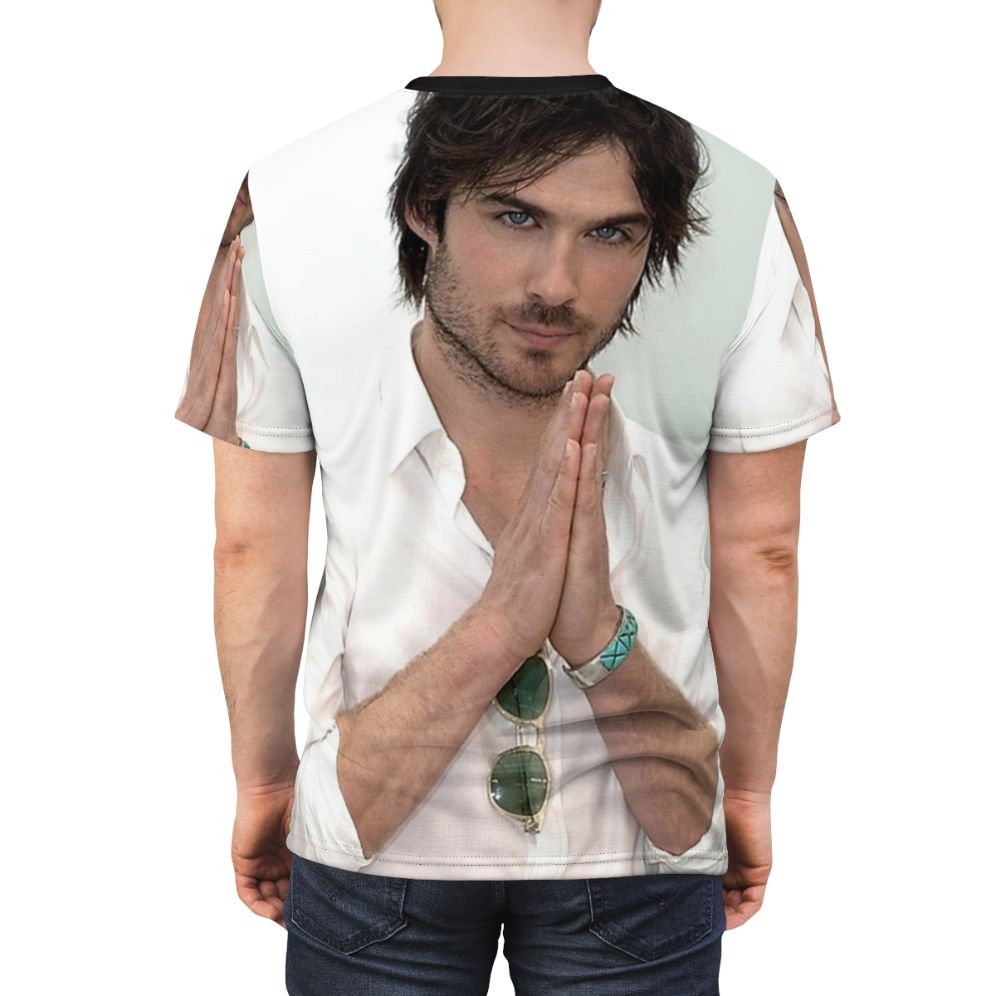 Ian Somerhalder inspired Damon Salvatore t-shirt design - men back