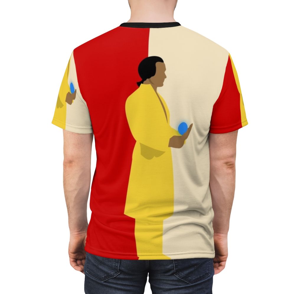 Star Trek inspired t-shirt featuring the iconic Space Seed design - men back