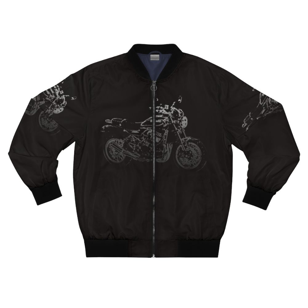 Kawasaki Z900RS Retro Motorcycle Bomber Jacket