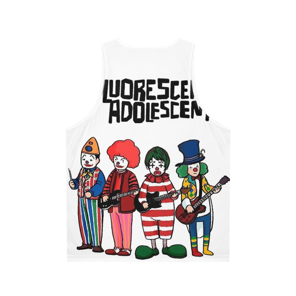 Retro Music Clown Unisex Tank Top - Back