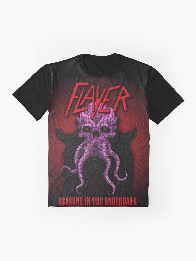 Mind Flayer Azhmodai 2019 Graphic Dungeons and Dragons T-Shirt - Flat lay