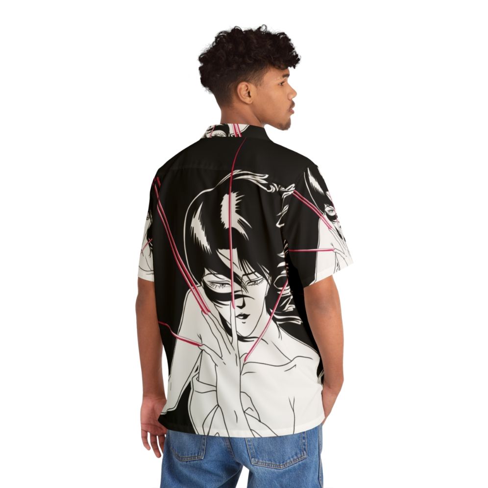 Wicked City Inspired Hawaiian Shirt with Cyberpunk Flair - People Back