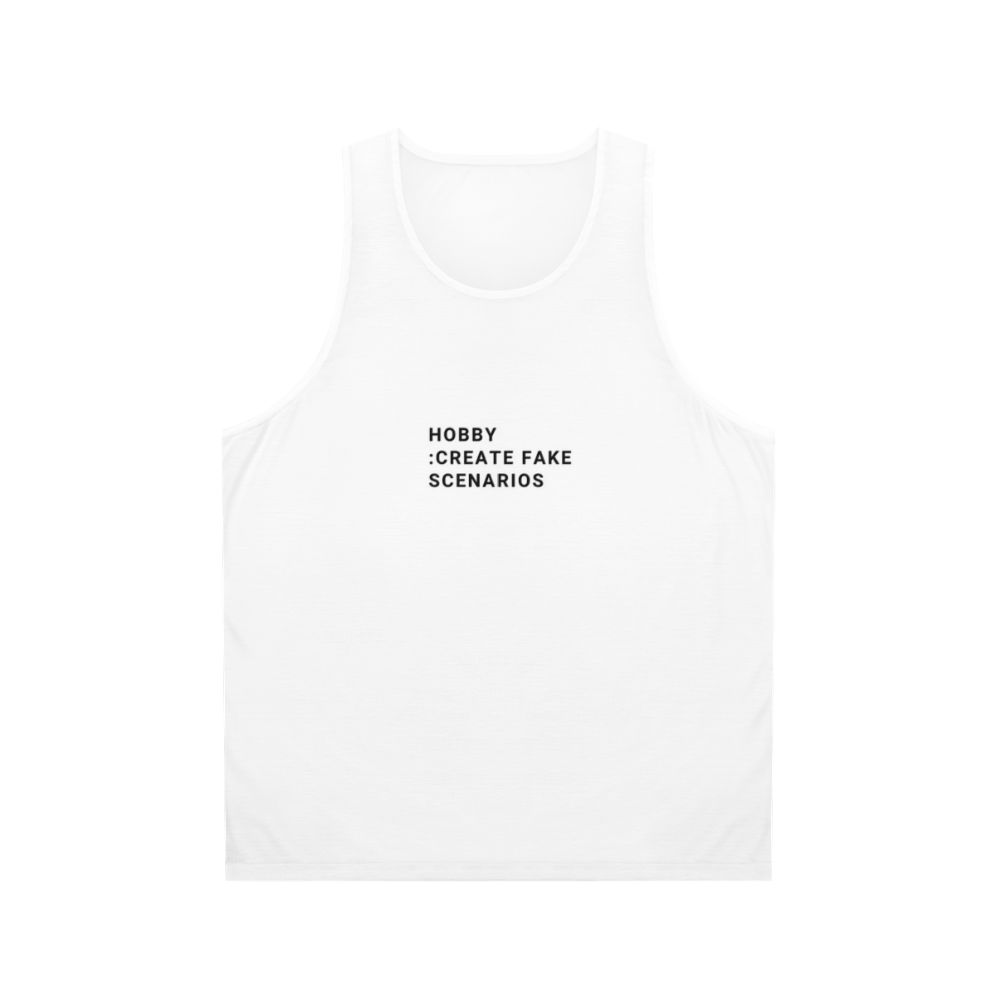 Hobbies unisex DIY tank top