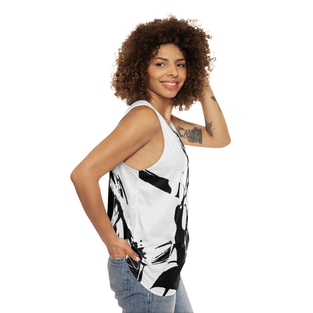 Weathered A2 Nier Automata Unisex Tank Top - women side