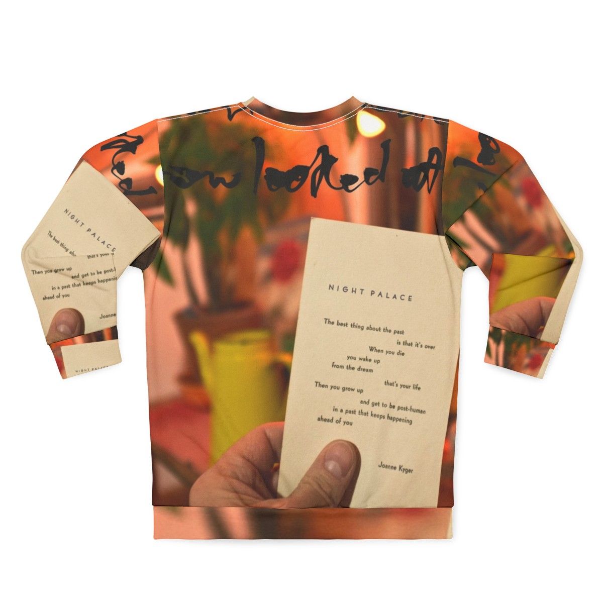 Mount Eerie 'A Crow Looked At Me' Indie Folk Sweatshirt - Back