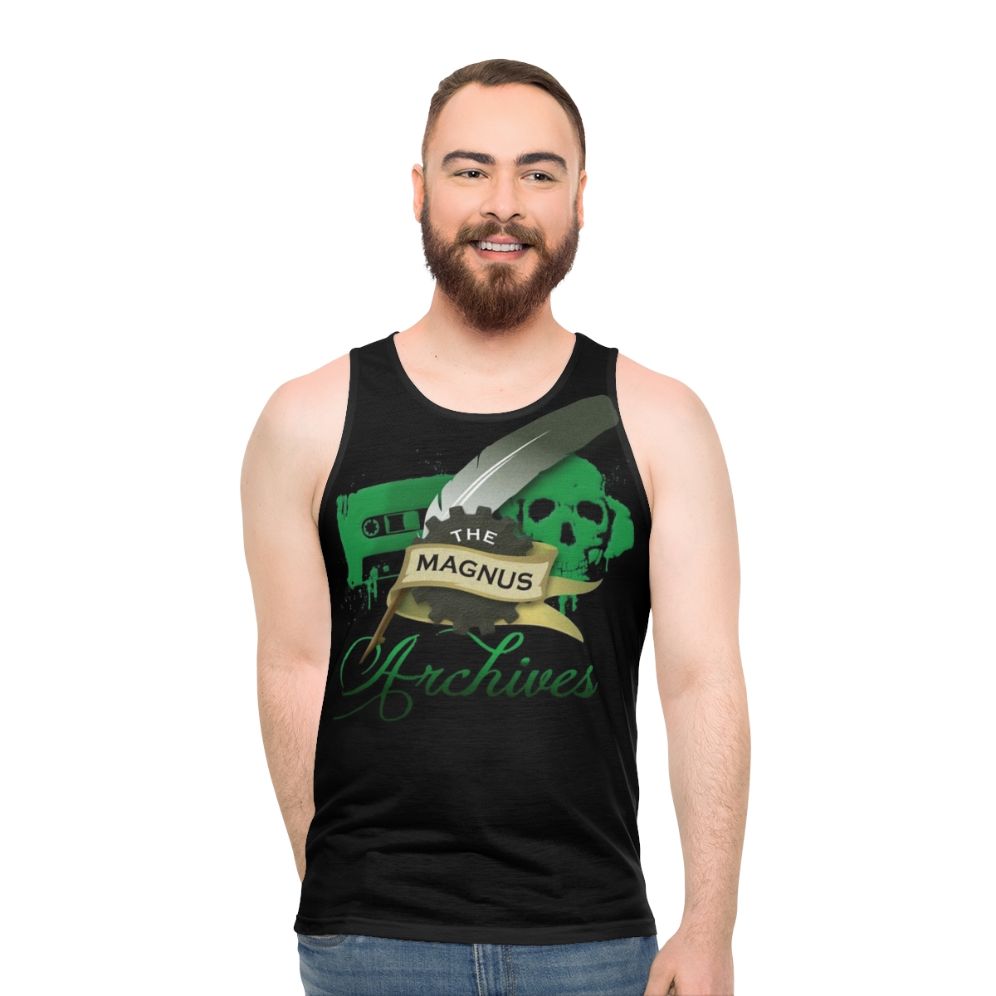 The Magnus Archives Logo Unisex Tank Top - men