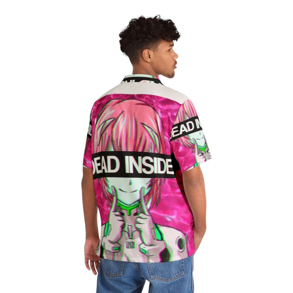 Rei Ayanami "Dead Inside" Vaporwave Aesthetic Hawaiian Shirt - People Back