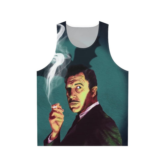 Unisex tank top featuring retro image of actor Vincent Price