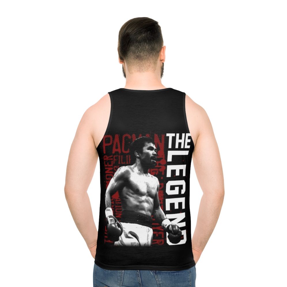 Manny Pacquiao Filipino Boxing Unisex Tank Top - men back