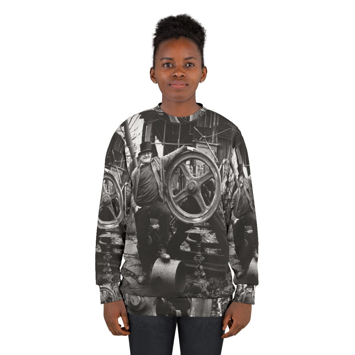 Fred Dibnah Steeplejack Industrial Sweatshirt - women