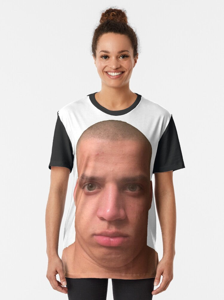 Tyler1 Selfie Graphic T-Shirt for Twitch Streamers and Gamers - Women