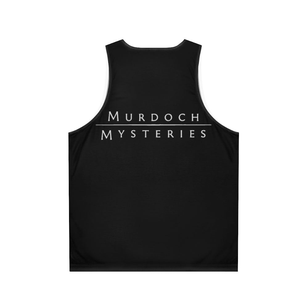 Murdoch Mysteries TV Show Unisex Logo Tank Top - Back