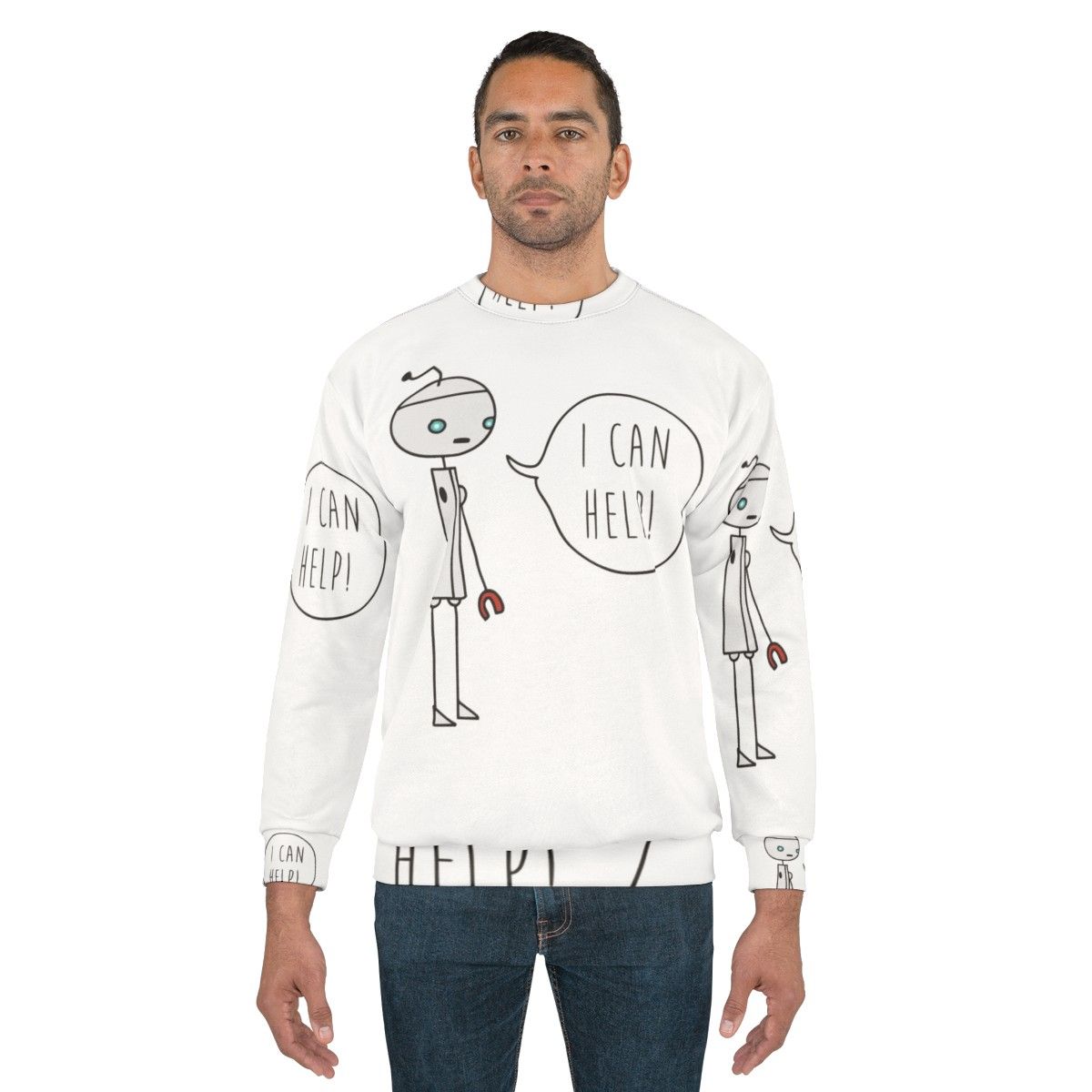 Fargo Android Minsky Cute Robot Sweatshirt - men