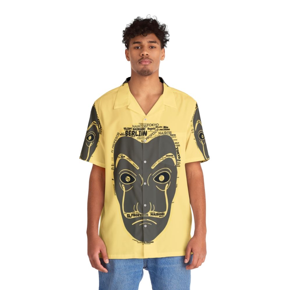 Money Heist La Casa De Papel Dali Mask Hawaiian Shirt - People Front