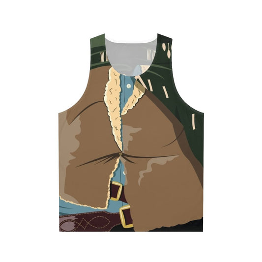 Unisex tank top with western-inspired design