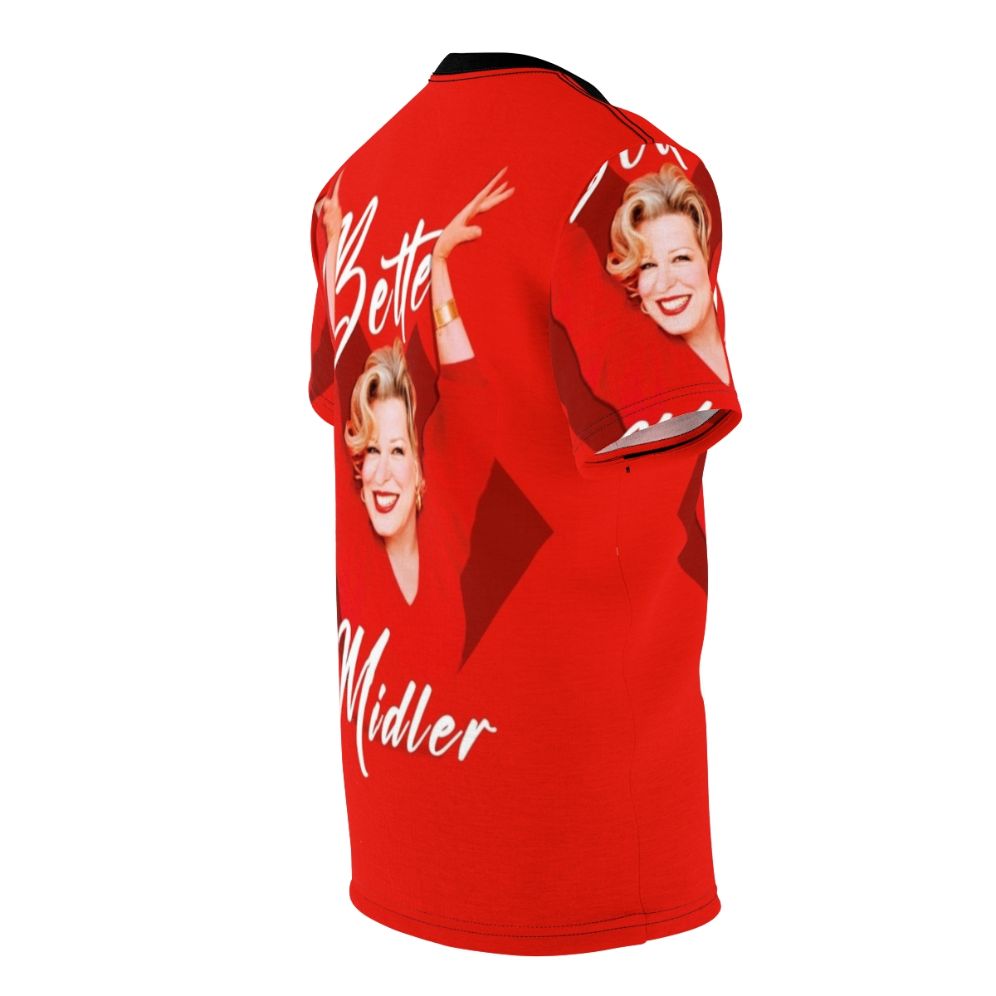 Bette Midler inspired AOP T-shirt featuring the iconic singer and actress - men right