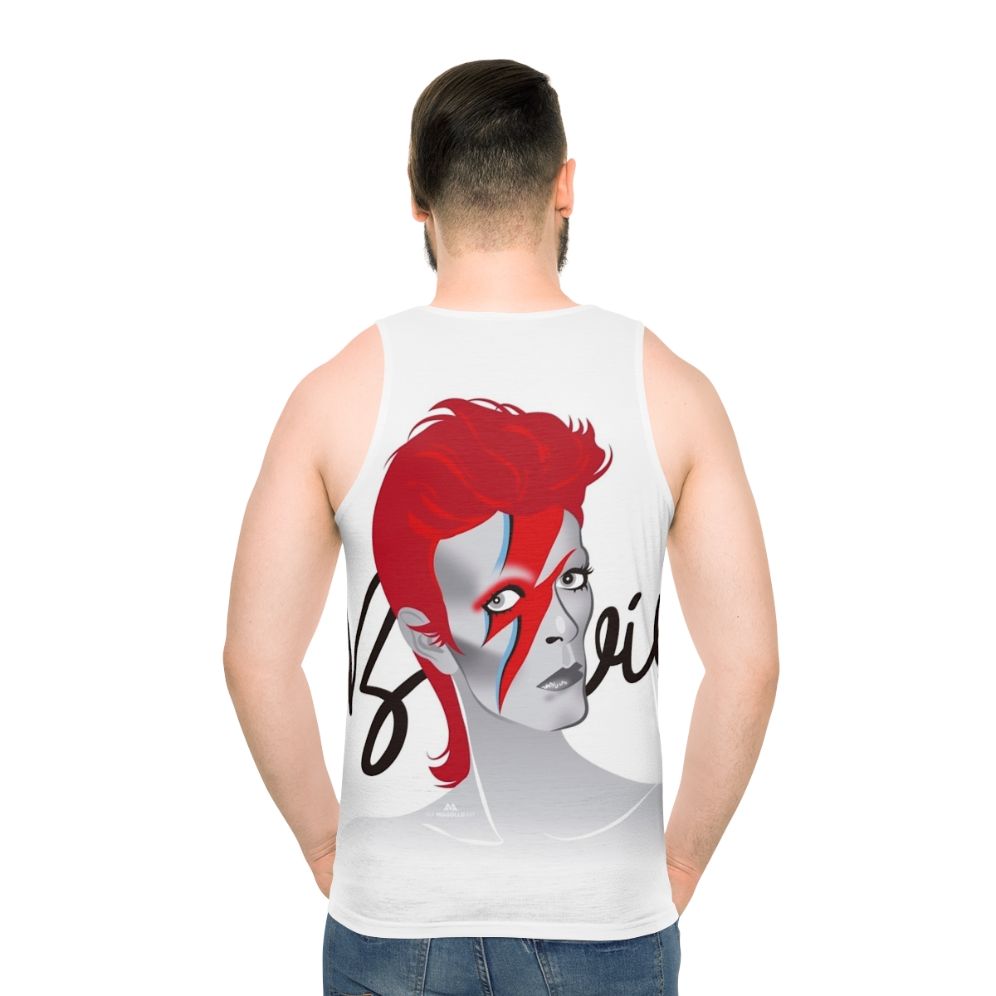 Lightning Unisex Tank Top featuring Alejandro Mogolloart's Pop Art Design - men back