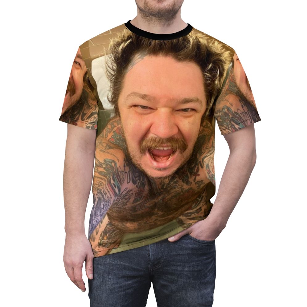 Matty Matheson T-shirt featuring the popular Canadian chef and YouTube personality - men front