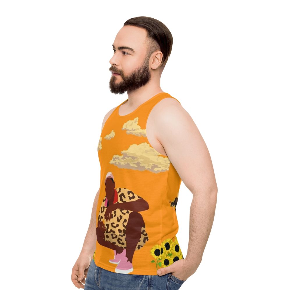 Tyler The Creator Flower Boy Unisex Tank Top - men side